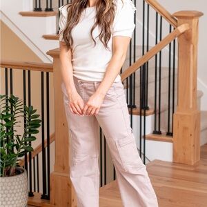 Casual Wide-Leg Cargo Pants